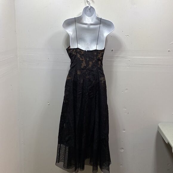 Tracy Reese Floral and Mesh Sleeveless Midi Dress Size 2 - Picture 7 of 7
